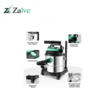Zalve Cleansurge 1100W 18L Wet and Dry Vacuum Cleaner - Image 2